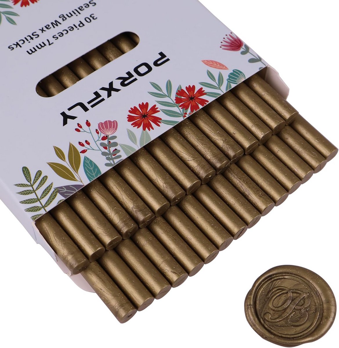 30 Stuks Mini Verzegelende Wassticks 7mm voor Lijmpistool - Ideaal voor Kaarten en Enveloppen
