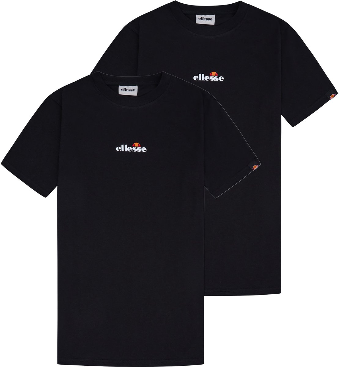 Ellesse T-shirt OLLIO 2 TEE L Set van 2 Zwart