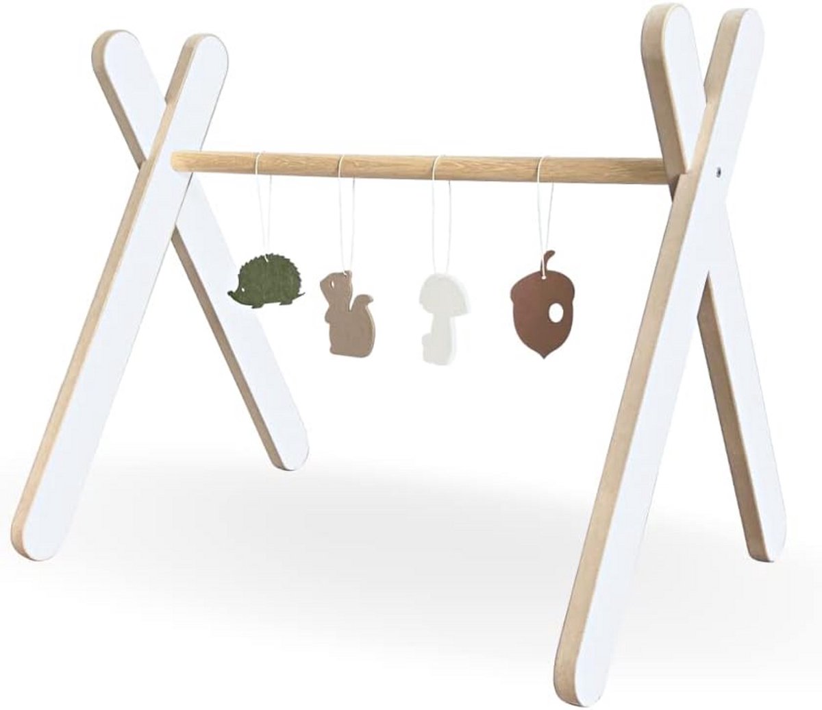 Inklapbare Klimstudio voor Baby's en Kinderen - Massief Hout - Sensorisch Speelgoed