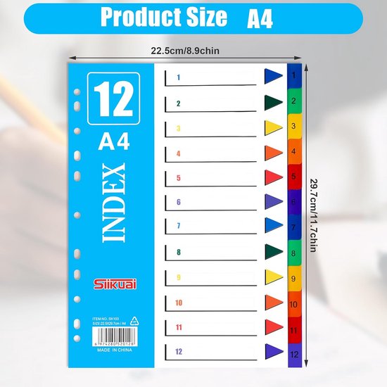 Colortime A6 enkele blanco kaarten 180 gram - 10 kleuren - set van 120