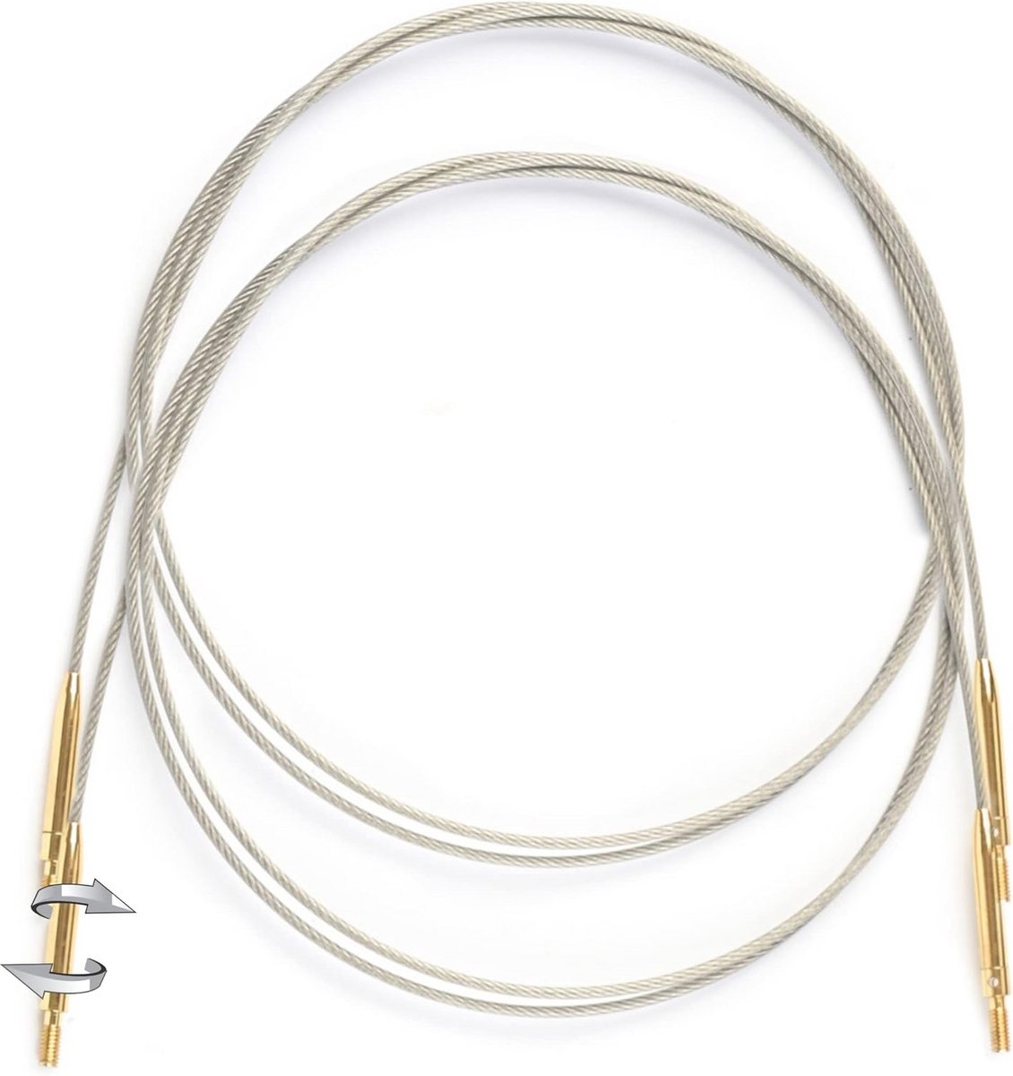 Vervangbare Breikabel 40cm voor Rondbreinaalden - Flexibel en Draaibaar