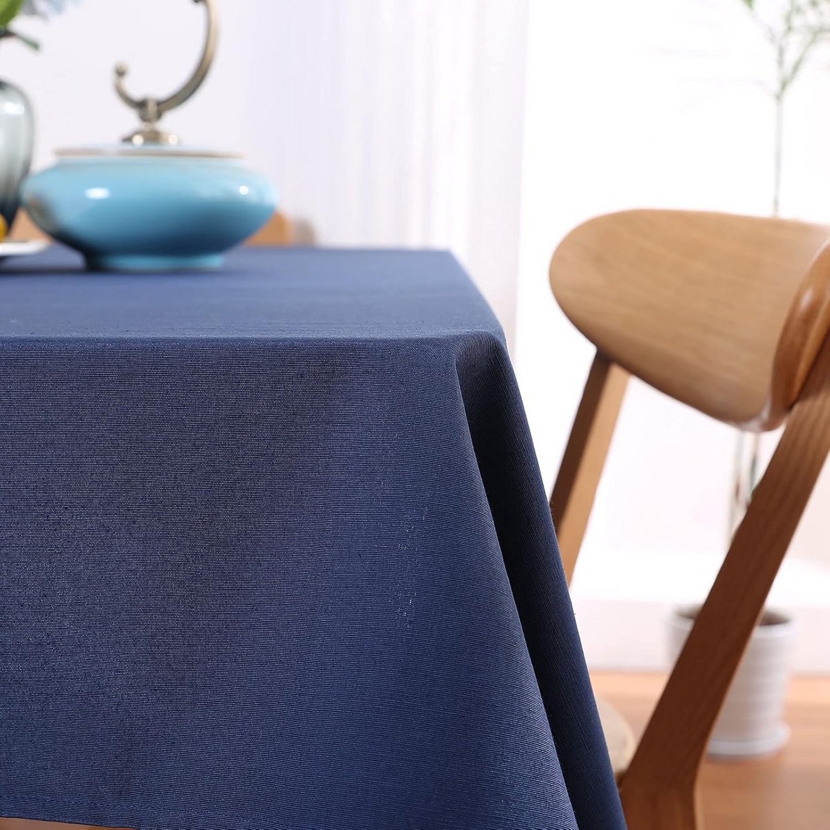 Rechthoekig Tafelkleed Effen Kleur Kreukherstellend Vlekbestendig