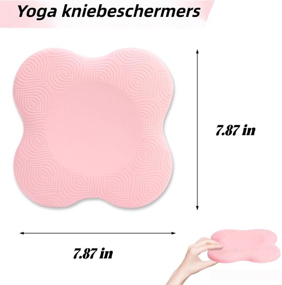 1 set(2 stuks) - Yogablokken - Extra Dik Yogakussen voor Knieën - Onderarmen - Balance en Core Training voor Planken - Lunges en Meditatie - Grijs — afbeelding 4