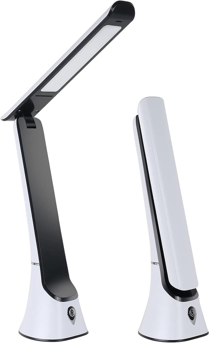 KZQ 10000 LUX Light Therapy Lamp Daglichtlamp Bureaulamp UV Vrij Met Aanraakbediening Dimbaar en Nachtlamp Wit