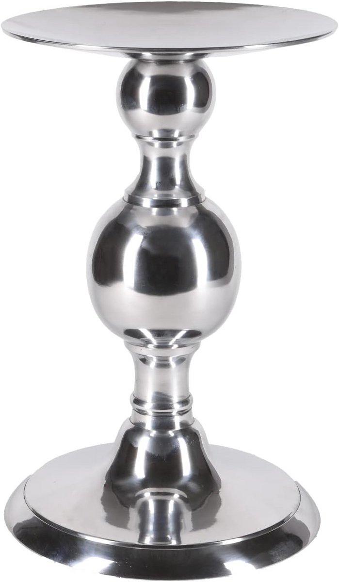 Luxe Decoratieve Bloemenstandaard Aluminium Gepolijst 40 cm Hoog