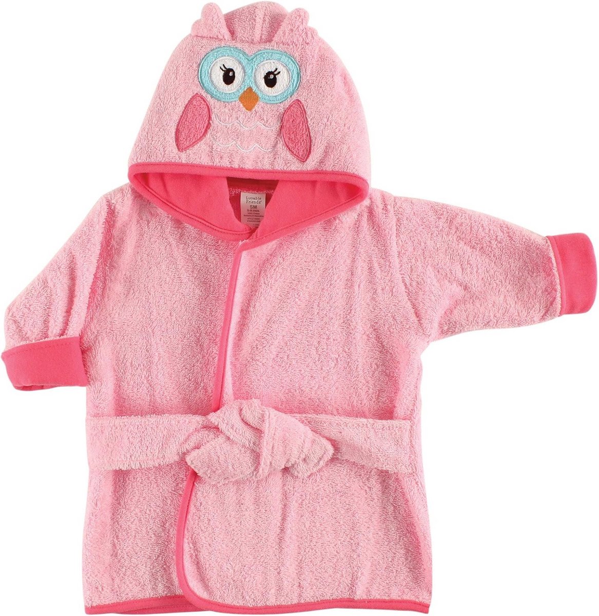 Zachte Kinderbadjas met Capuchon en Dierenprint - Warm en Comfortabel