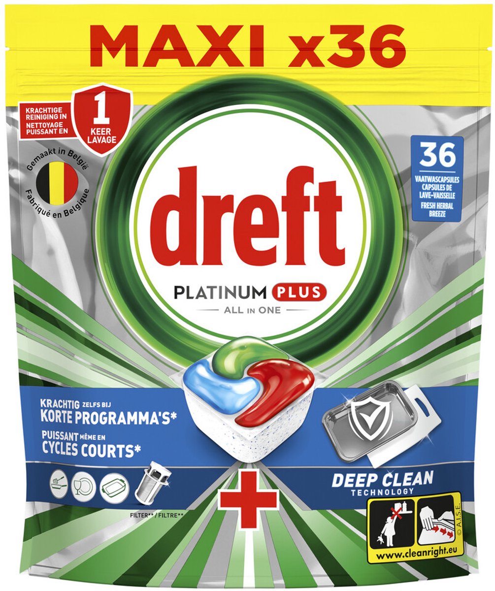 5x Dreft Vaatwastabletten Platinum