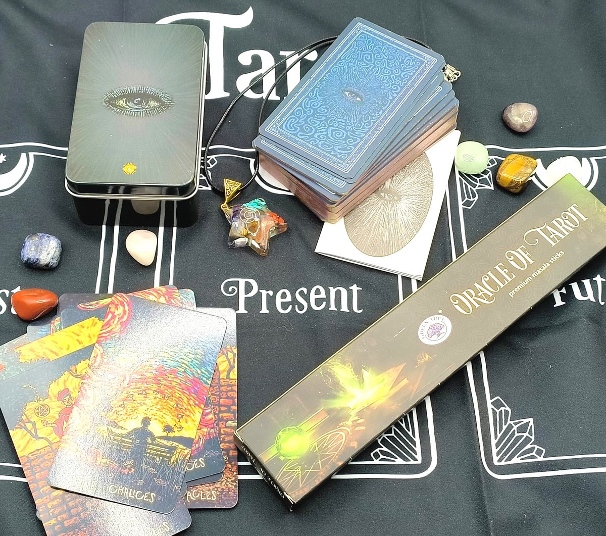 Tarot Prisma Vision Set - Complete Tarot Set met Accessoires