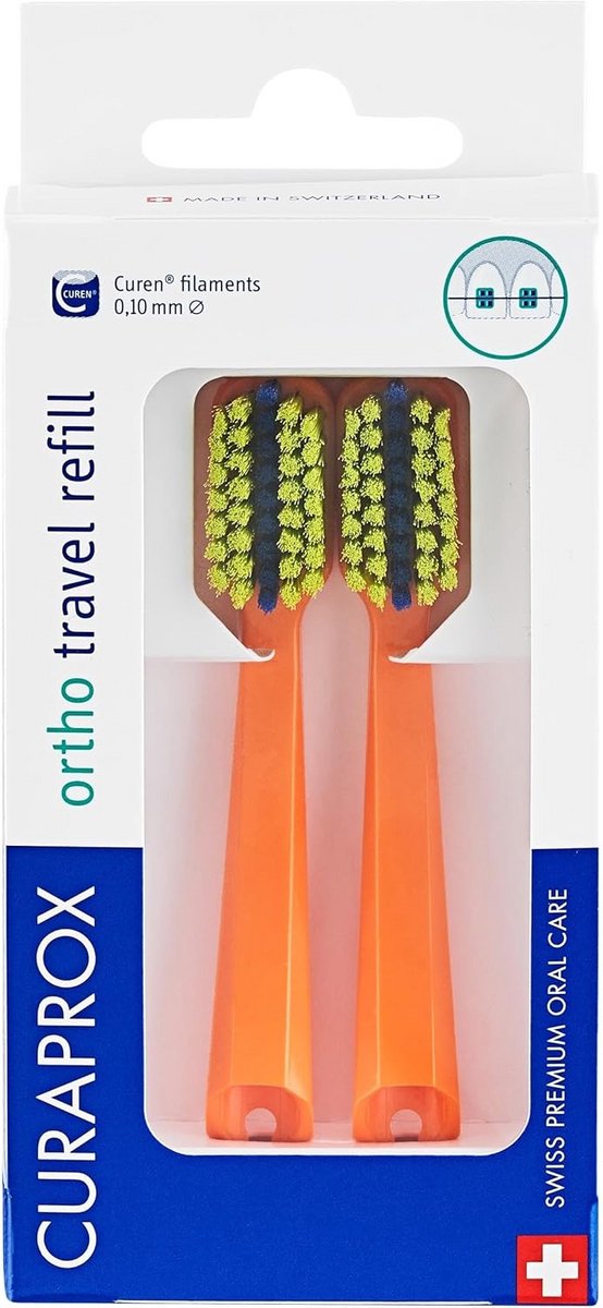 Opzetborstels Orthodontie Voor Beugel Reiniging - 2 Stuks Ultra Zacht