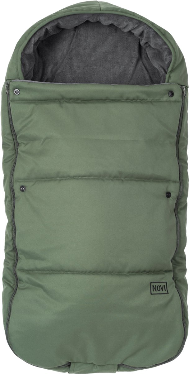 Novi Cozy Cloud Go Voetenzak - Forest Green - Warme fleece voering