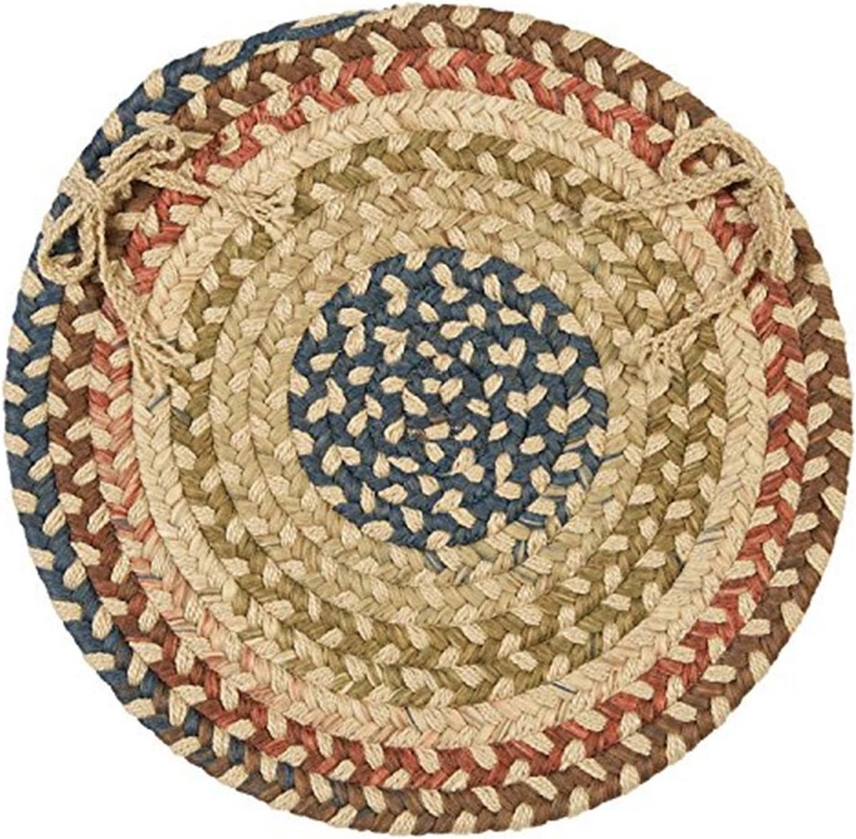 Set van 4 stoelkussens 38,1 cm natuurlijk handgemaakt vlekbestendig