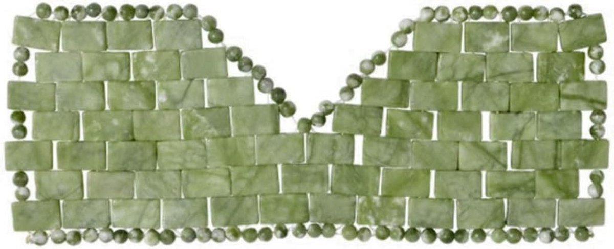 Natuurlijk Jade Oogmasker voor Koeltherapie, Anti-Aging en Ontspanning