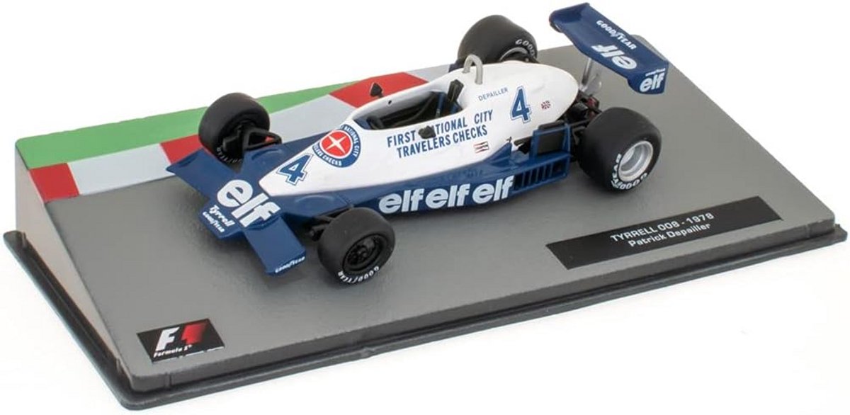 Formule 1 Racewagen Model 1:43 Schaal - Tyrrell 008 Depailler 1978