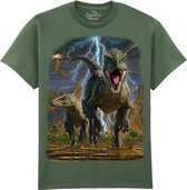 Dino Velociraptor Brothers The Coloured House T-shirt L