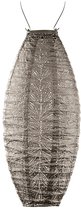 Lumiz Tuinlamp op zonne energie - Buitenverlichting - Tuinverlichting - Buitenlampjes - Tuinlampjes - Solar Lampion - Long Oval - 20 cm - Taupe
