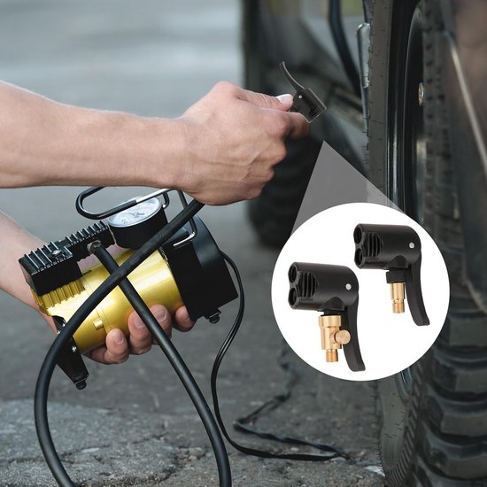 Fietsventieladapter voor Franse ventielen - compatibel met Presta en Schrader — afbeelding 4