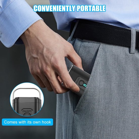 Draagbare Oplaadbare Elektrische Luchtpomp met 5 Adapters en LED Campinglamp — afbeelding 3