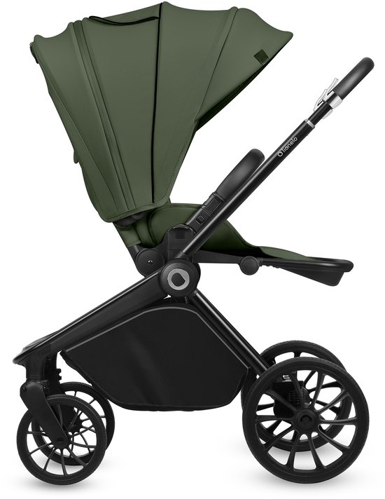 Lionelo Mika Plus - Kinderwagen 3in1 - XXL SET - incl. i-Size autostoel - Veelzijdig en jaarrond - Grote wielen - tot 22kg - Bediening met een hand - Voor alle soorten terrein - Accessoireset