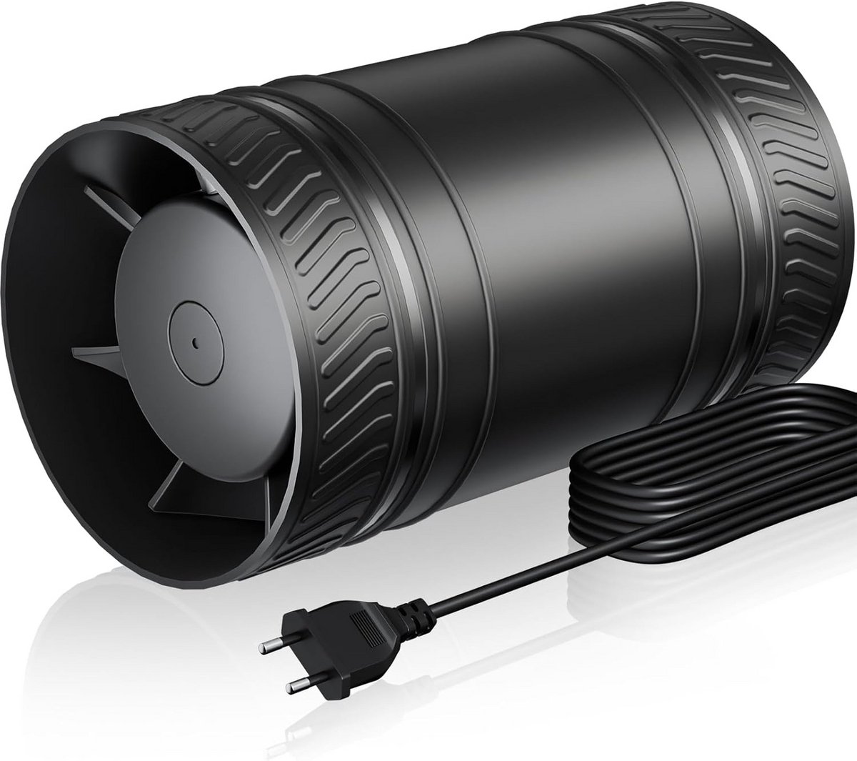 Stille In-line Ventilator Ø100 mm Regelbaar voor Kanalen, Ideaal voor Badkamer, Zolder en Werkplaats