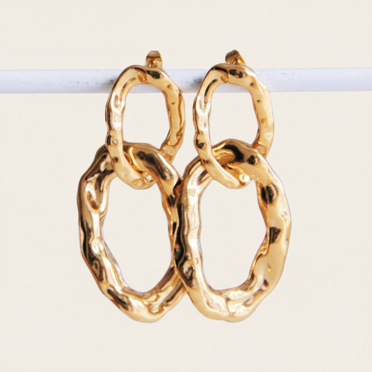 Bold Chain – Oorbellen – Stainless Steel - -
