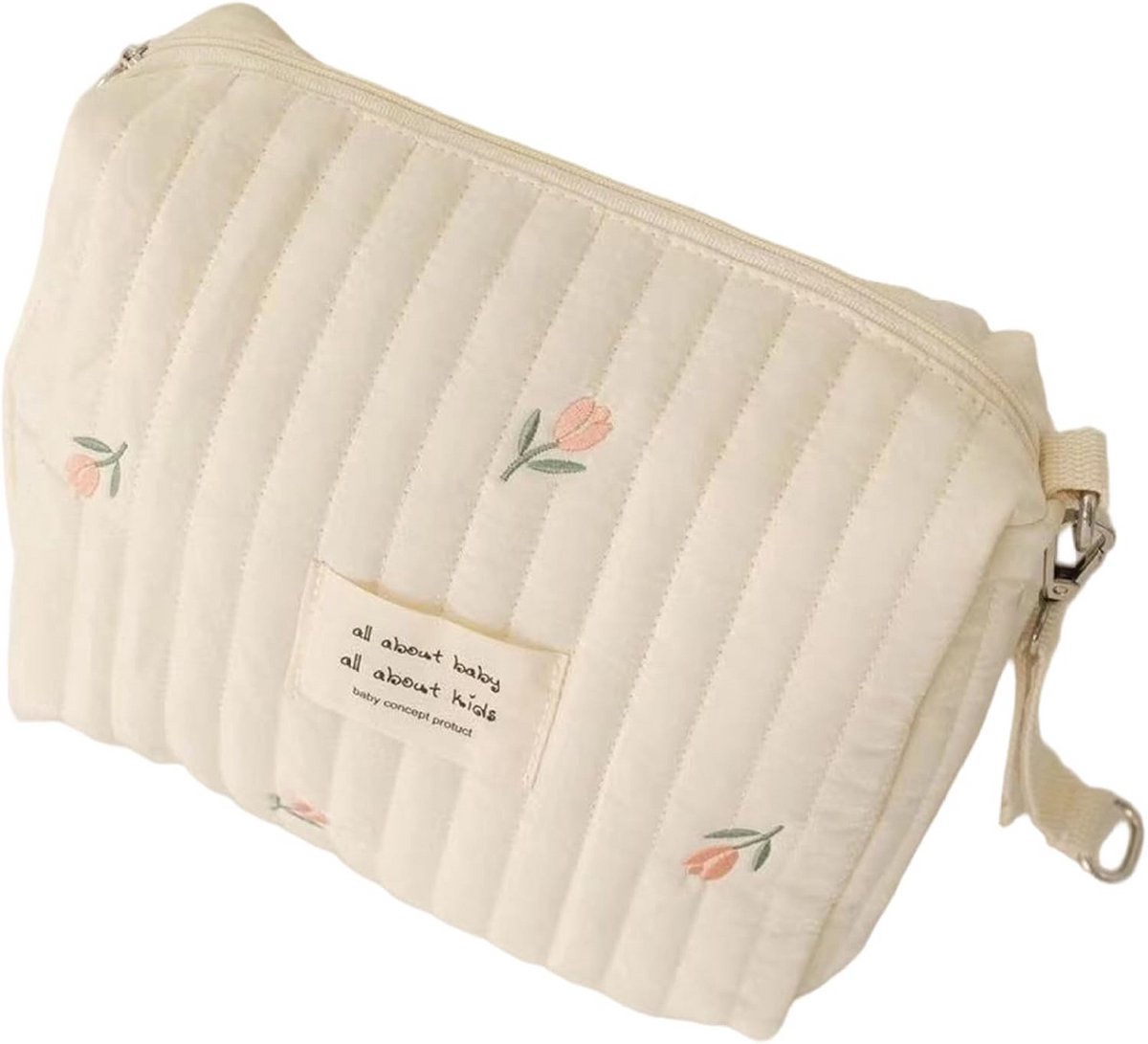 Grote capaciteit katoenen luiertas organizer voor kinderwagen