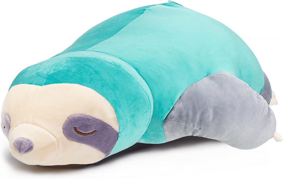Knuffelkussen Dieren Vorm | Zwangerschapskussen & Voedingskussen | Zeer Zacht Pluche Speelgoed (Turquoise)