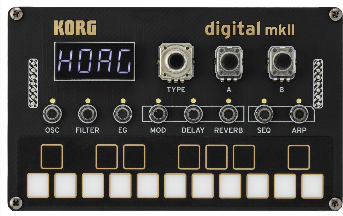 KORG NTS-1 mkII De tweede generatie van de populaire doe-het-zelf-synthesizer van KORG!