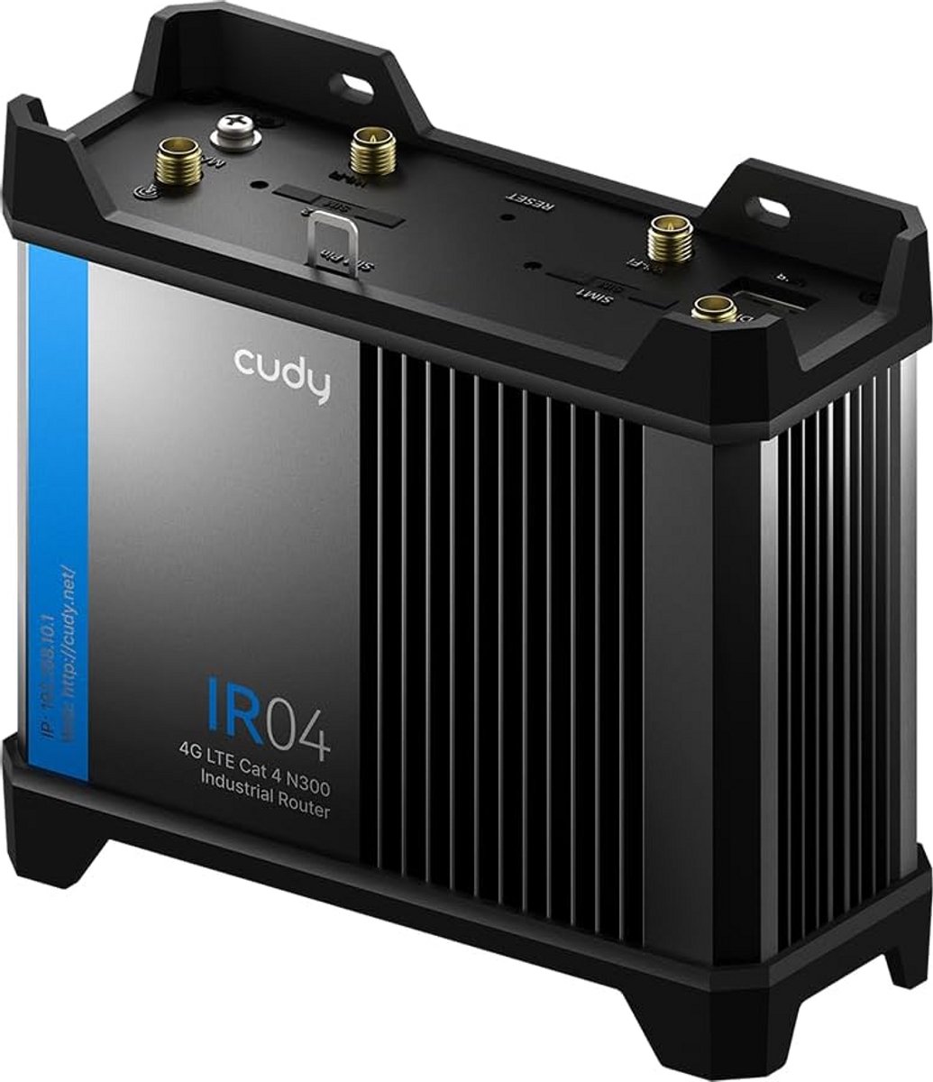 Industriële 4G LTE Router met Dual SIM en Seriële Poorten