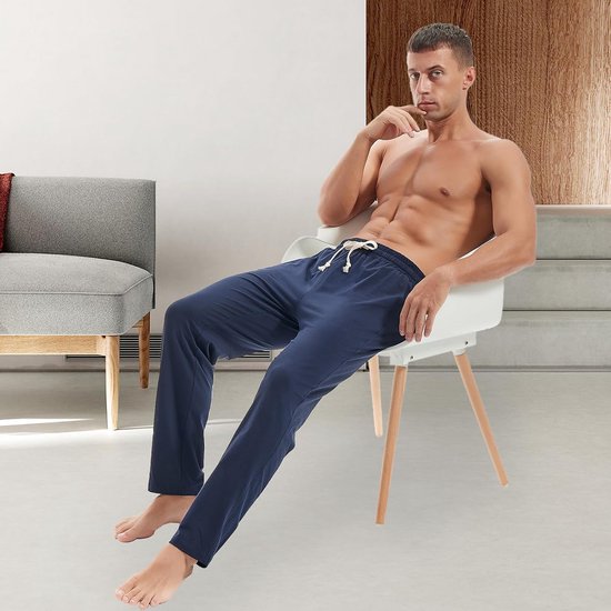 Herren Trainingsbroek Katoen Lichtgewicht Joggingbroek met Zakken voor Sport en Vrije Tijd — afbeelding 3