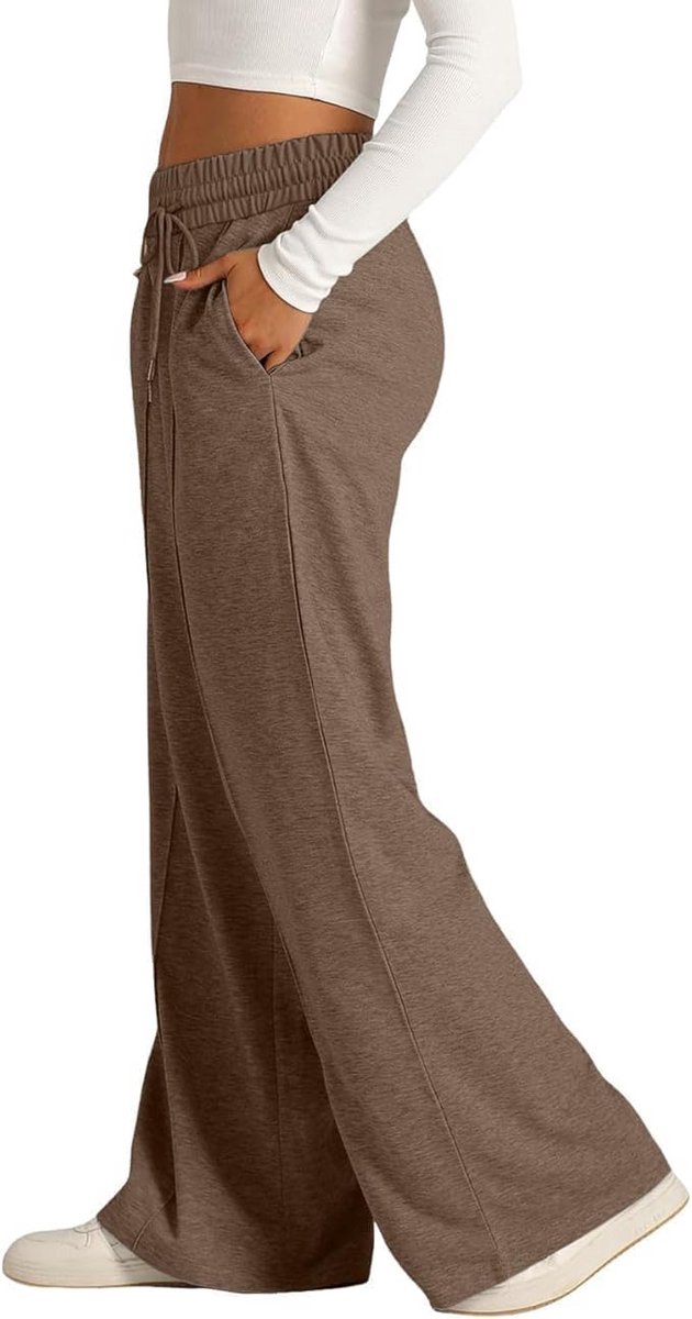Dames Sportbroek Joggingbroek Recht Casual met Zakken voor Yoga Fitness en Hardlopen — afbeelding 3