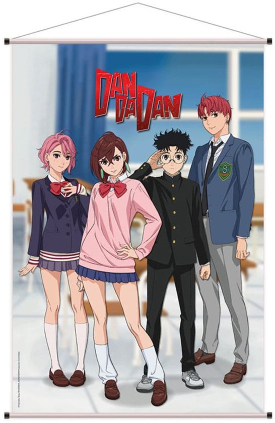 Sakami Merchandise Dandadan Wallscroll Ghosts, Aliens & Homework 60 x 90 cm Poster & Wallscrolls