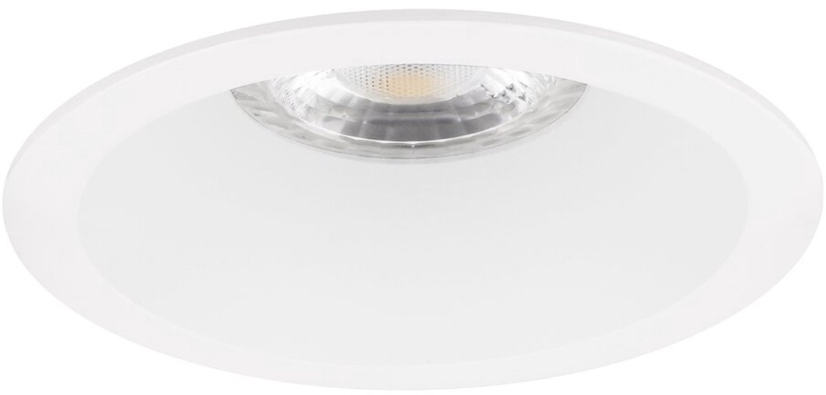 Bolzano - Inbouwspot Wit Rond - Extra Verdiept - 1 Lichtpunt - Ø 82mm
