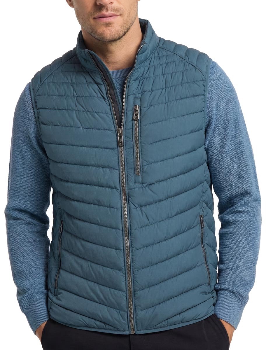 CASAMODA Heren gewatteerd vest Basic