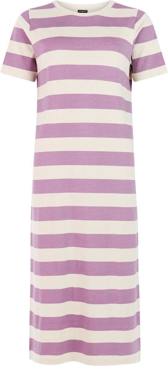 Protest PRTJuju T-shirtjurk Dames Korte mouwen Normale pasvorm Knielengte Valer Lilac