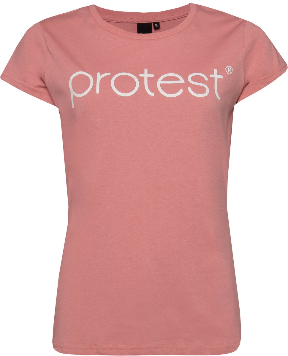 Protest CLASSIC LOGO T-SHIRT – T-shirt Dames Roze