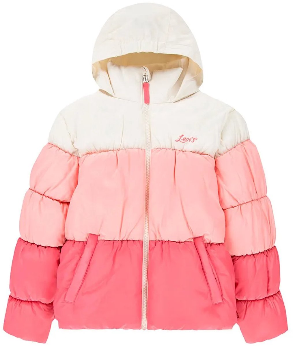 Levi´s ® Kids Color Block Doudoune 8 Years Meisjes Rapture Rose