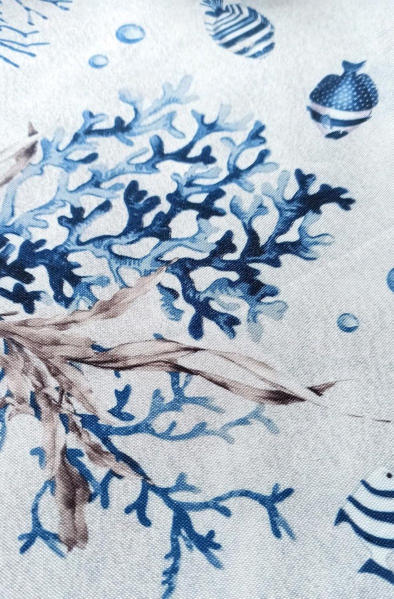 Vuilafstotend en Waterafstotend Tafelkleed met Zeeschelpen Design