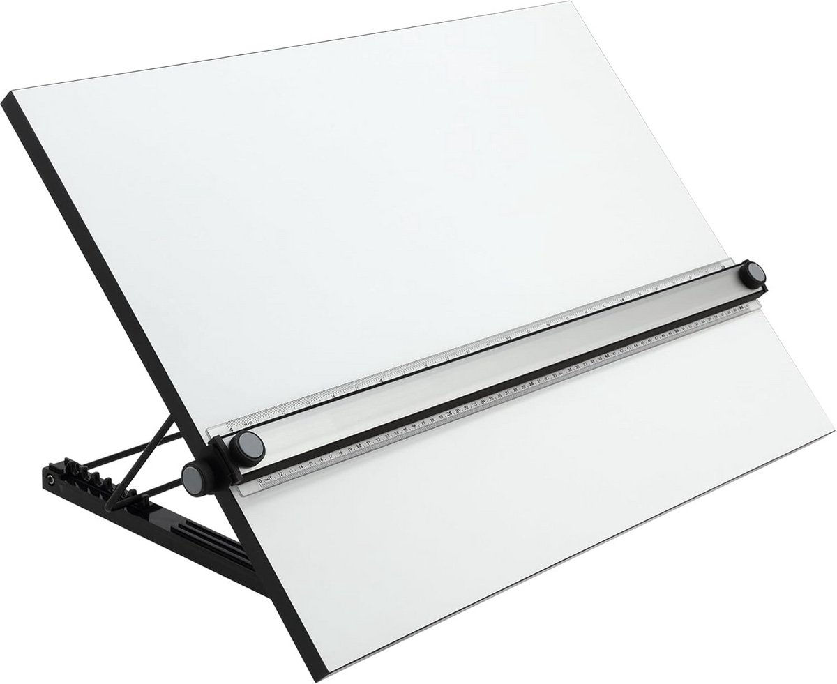 Draagbaar Tekenbureau met Parallelle Liniaal voor Kunstenaars en Ontwerpers
