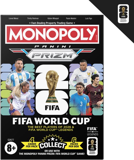 Monopoly Panini Prizm Boosterbox FIFA World Cup - Ruilkaarten