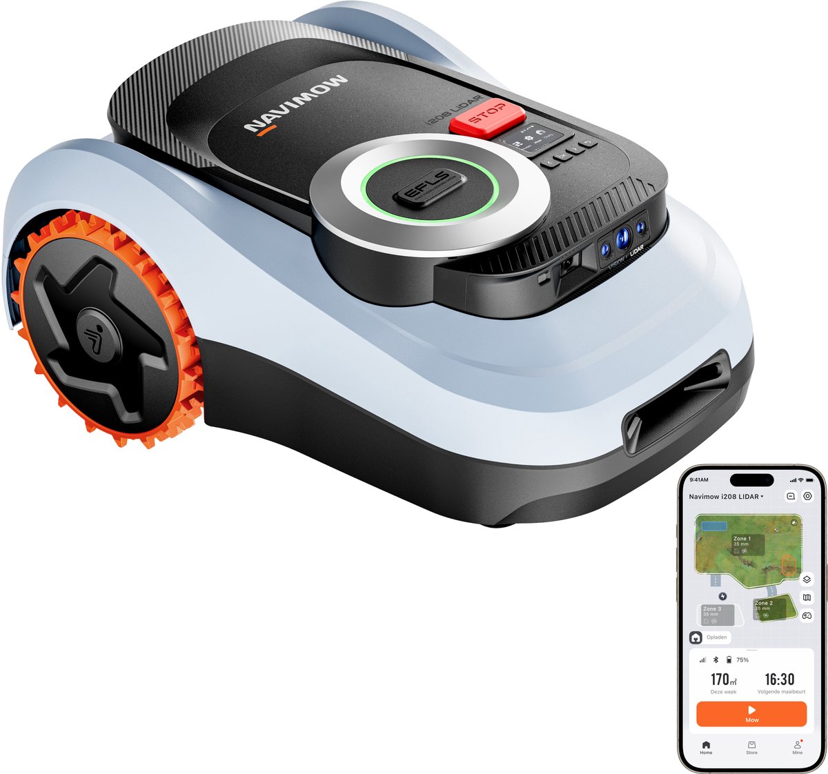 Segway Navimow i220 Robotmaaier met LiDAR Navigatie - afbeelding 2