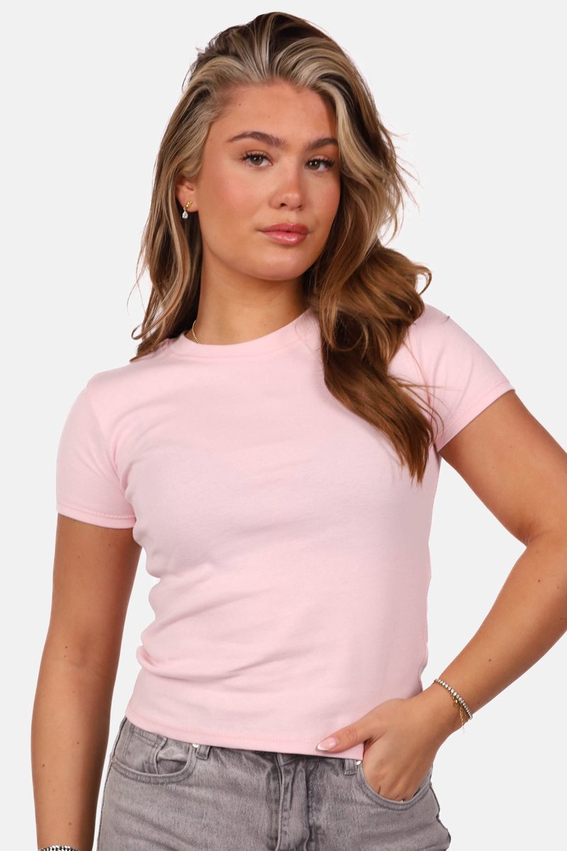 Getdrezzed - Maat: XL - Basic shirt lichtroze