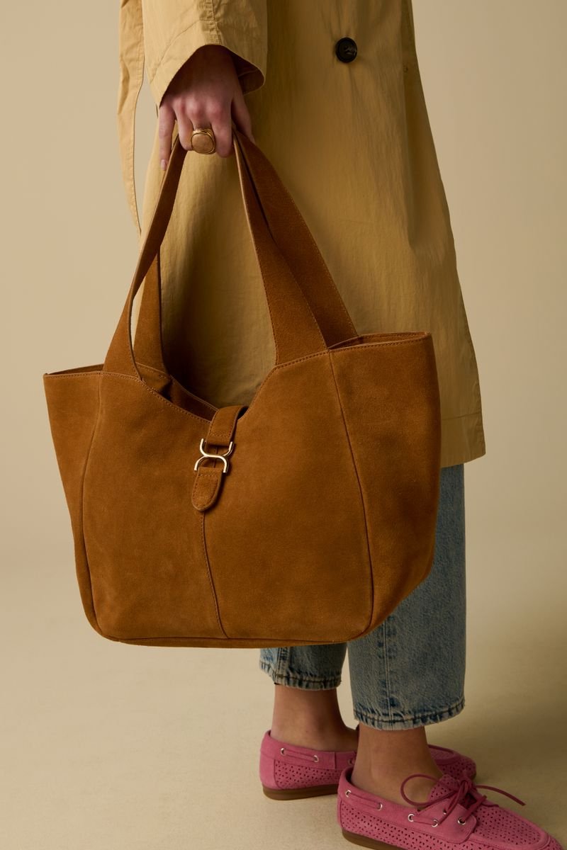 Sissy-Boy - Bruine suéde shopper