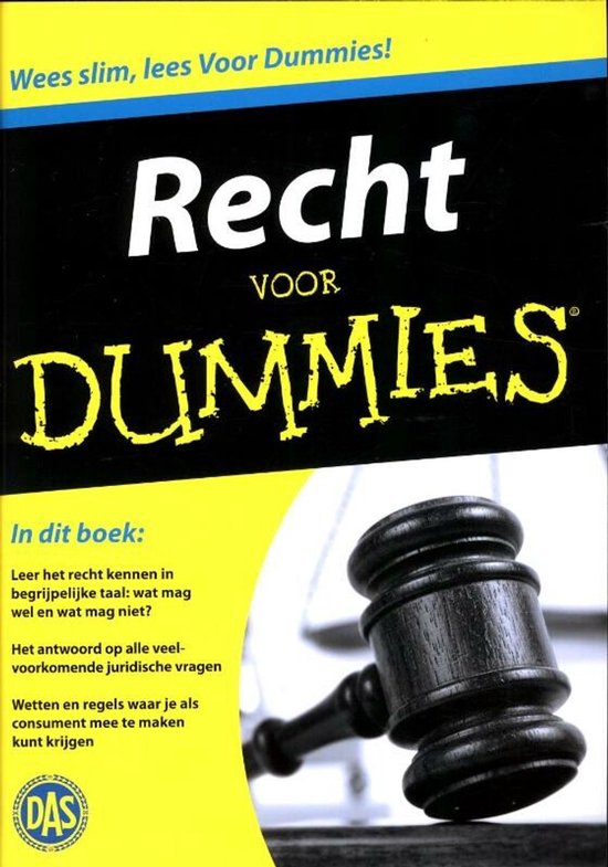 Recht Voor Dummies - cover