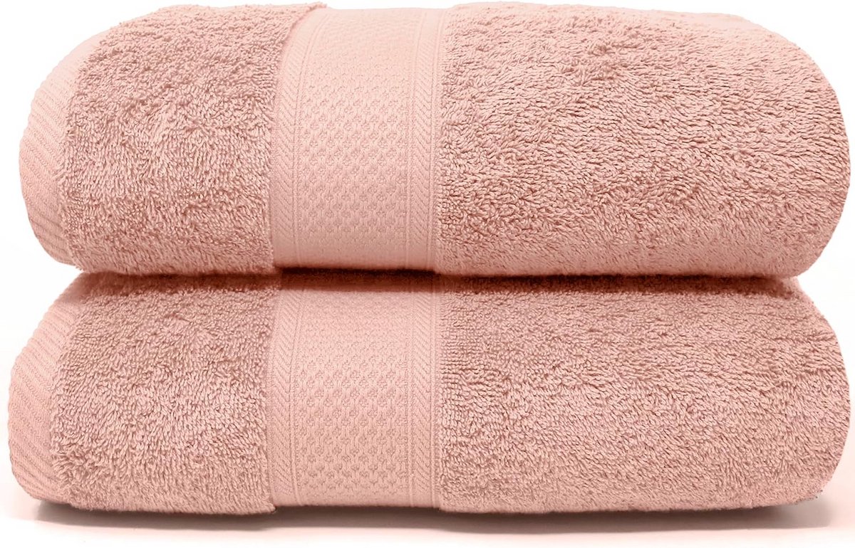 Set van 2 Premium Katoenen Douchelakens 70x130 cm Extra Zacht en Absorberend