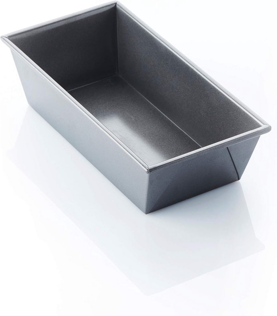 Bakvorm voor brood en cake met antiaanbaklaag 30x15x8 cm - Hoogwaardig Staal
