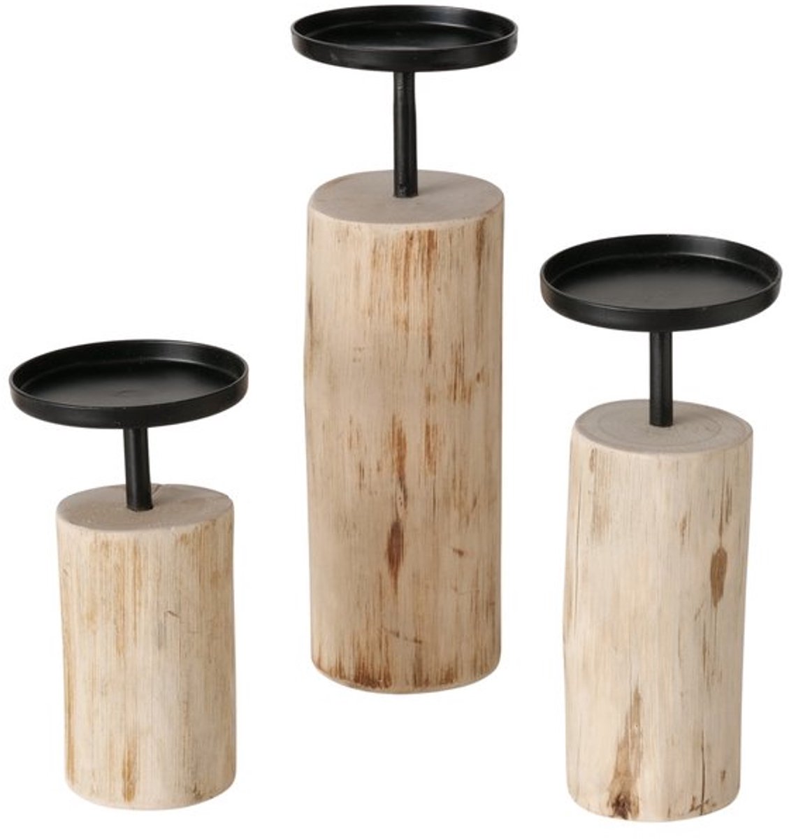 Boltze Home Kandelaar voor stompkaars set a 3