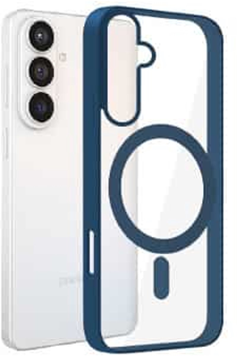 Zanaé - Backcover hoesje - Geschikt voor Samsung S26 Plus - Magsafe - Blauw