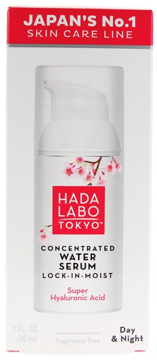 Hada Labo Tokyo Geconcentreerd Water Serum Lock-in-Moist - Dag & Nachtcrème - 30ml