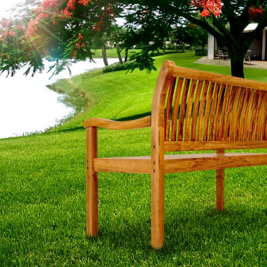 Tillvex - banc de jardin bois - 2 places - banc de parc - banc solide - salon de jardin de jardin