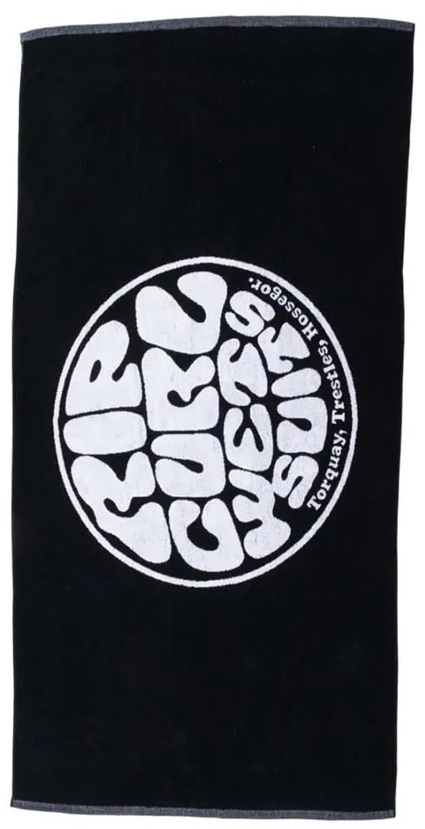 Rip Curl 2025 Logo-handdoek - Black